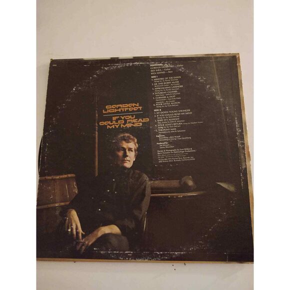 Gordon Lightfoot If You Could Read My Mind 1970 Reprise RS 6392 LP - Picture 2 of 6